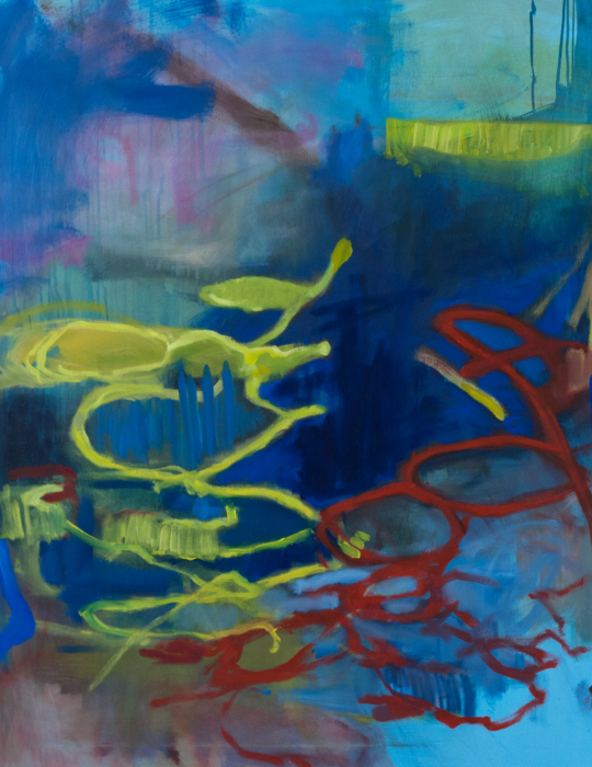Ohne Titel, 2015, Öl auf Leinwand, 120×100